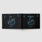 優雅な動き、黒い白鳥。 ゲストブック (全面)