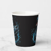 優雅な動き、黒い白鳥。 紙コップ (左)