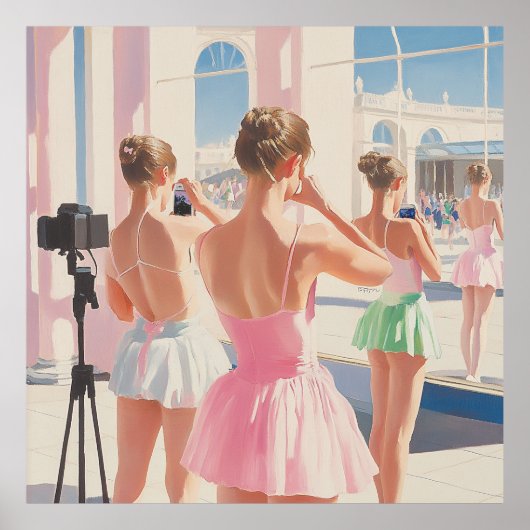 優雅な反射：バモダンレエ芸術 ポスター (正面)