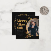 優雅な喜びの波動のみ、夫婦のための ノートカード (正面/裏面インサイチュ)