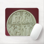 優雅な場面、c.1320-30を描写する鏡の箱 マウスパッド (マウス)