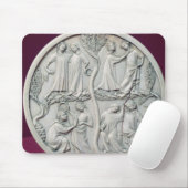 優雅な場面、c.1320-30を描写する鏡の箱 マウスパッド (マウス)