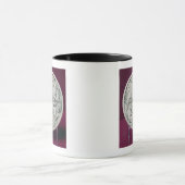 優雅な場面、c.1320-30を描写する鏡の箱 マグカップ (中央)