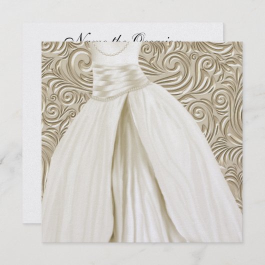 優雅な場面 - SRF 招待状 (正面/裏面)