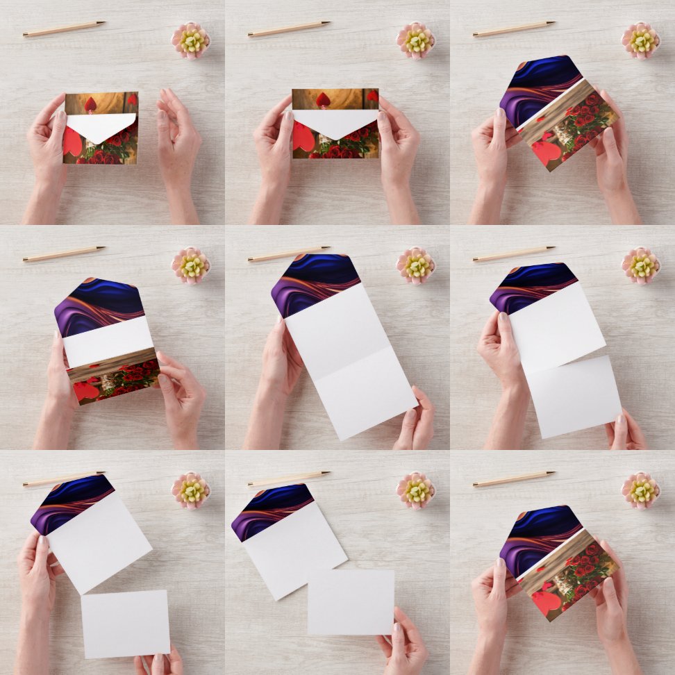 「優雅な夜への誘い:あなたもご招待」 オールインワン招待状