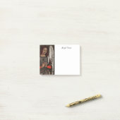 優雅な天使が手を組んだ ポストイット (デスク上)