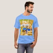 優雅な天使のアート グラフィック Tシャツ (正面フル)