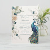 優雅な孔雀 招待状 (スタンド正面)