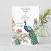 優雅な孔雀 招待状 (スタンド正面)