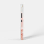 優雅な宗教的なピンクのサテンゴールド大理石の十字架 SAMSUNG GALAXYケース (右側面)
