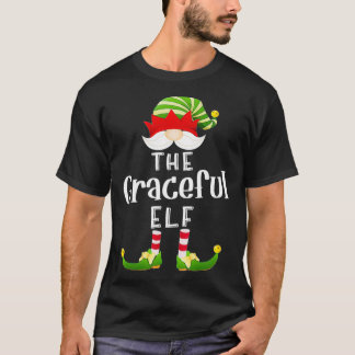 優雅な小妖精や小人グループクリスマスおもしろいパジャマパーティー Tシャツ