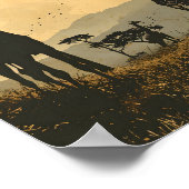 優雅な巨人：ヴィンテージ・ギラフェス ポスター (角)