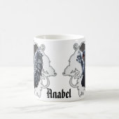 優雅な影の中で:黒い白鳥。 コーヒーマグカップ (中央)