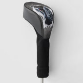 優雅な影の中で：黒い白鳥。 ゴルフヘッドカバー (アングル)