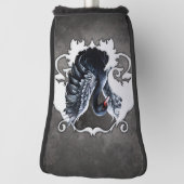 優雅な影の中で：黒い白鳥。 ゴルフヘッドカバー (回転90)