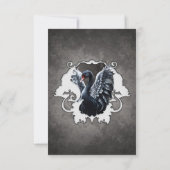 優雅な影の中で:黒い白鳥 サンキューカード (裏面)