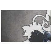 優雅な影の中で：黒い白鳥。 ファブリック (ファットクウォーター)