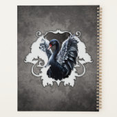 優雅な影の中で:黒い白鳥。 プランナー手帳 (裏面)