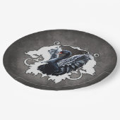 優雅な影の中で:黒い白鳥。 ペーパープレート (アングル)