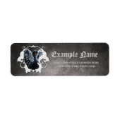 優雅な影の中で：黒い白鳥。 ラベル (正面)