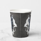 優雅な影の中で：黒い白鳥。 紙コップ (右)