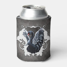 優雅な影の中で：黒い白鳥。 缶クーラー