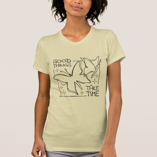 優雅な忍耐力 Tシャツ (正面)