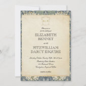 優雅な摂政時代/アンティーク結婚式招待状 招待状 (正面)