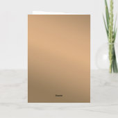 優雅な日本の新年のゴールドデザイン カード (裏面)