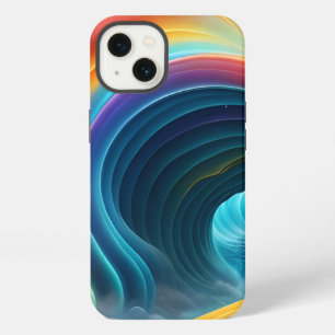 優雅な明るい虹の滝 iPhone 13ケース