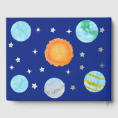 優雅な最初の太陽の周回 誕生日おめでとう 男の子 ゲストブック (裏面)