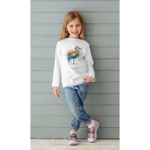 優雅な杖：水彩画カスタム像 Tシャツ