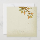 優雅な枝の落ちる招待状 招待状 (裏面)