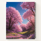 優雅な桜のダンス ノートブック (裏面)