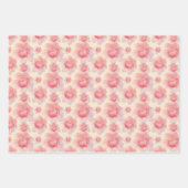 優雅な母の日ギフト包装 & 特別な贈り物 ラッピングペーパーシート (正面2)