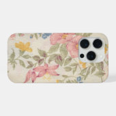 優雅な水彩カスタムフラワーフォト iPhoneケース (裏面横)