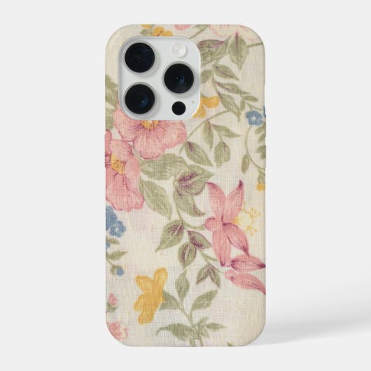優雅な水彩カスタムフラワーフォト iPhoneケース (裏面)