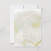 優雅な洗礼RSVPカード 出欠カード (裏面)