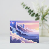 優雅な滝 ポストカード (スタンド正面)