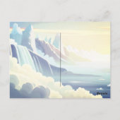 優雅な滝 ポストカード (裏面)