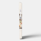 優雅な猫水彩画タイポグラフィ Case-Mate iPhoneケース (裏面 / 左)