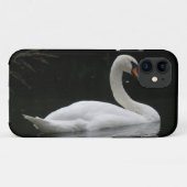 優雅な白いスワンiPhoneケース Case-Mate iPhoneケース (裏面(横))