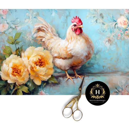 優雅な白いチキンイエロー開花の切り離し 薄葉紙