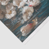 優雅な白い白鳥の花の枝の切り離し 薄葉紙 (詳細)