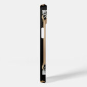 優雅な白バラと装飾的なゴールドフレーム Case-Mate iPhoneケース (裏面 / 右)