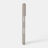 優雅な白鳥のミニマリストストーンiPhoneケース iPhone 16ケース (右側面)