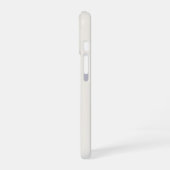 優雅な白鳥のミニマリスト アイボリー iPhone カー 16ケース (左側面)