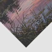優雅な白鳥の夕焼け 薄葉紙 (詳細)