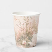 優雅な白鳥の湖の誕生日 紙コップ (右)