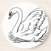 優雅な白鳥 コースター (正面)